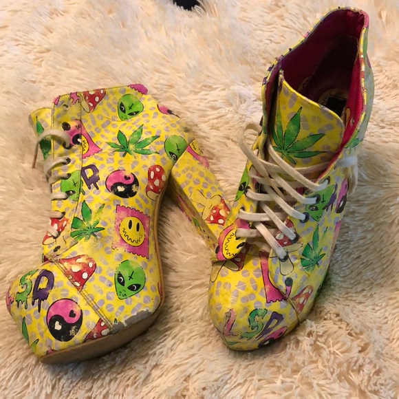 Dolls Kill Shoes Get Fucked Booties Jeffrey Campbell Style Poshmark